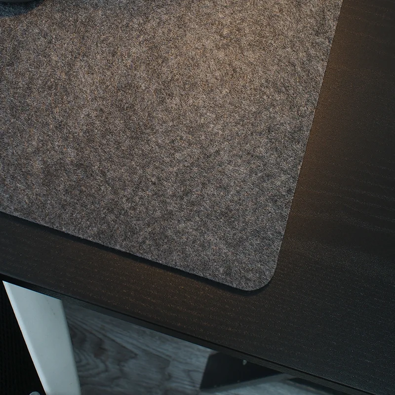 Alfombrilla de ratón grande XXL para juegos, alfombrilla antideslizante para escritorio de ordenador, teclado de mesa, fieltro de lana - Imagen 5