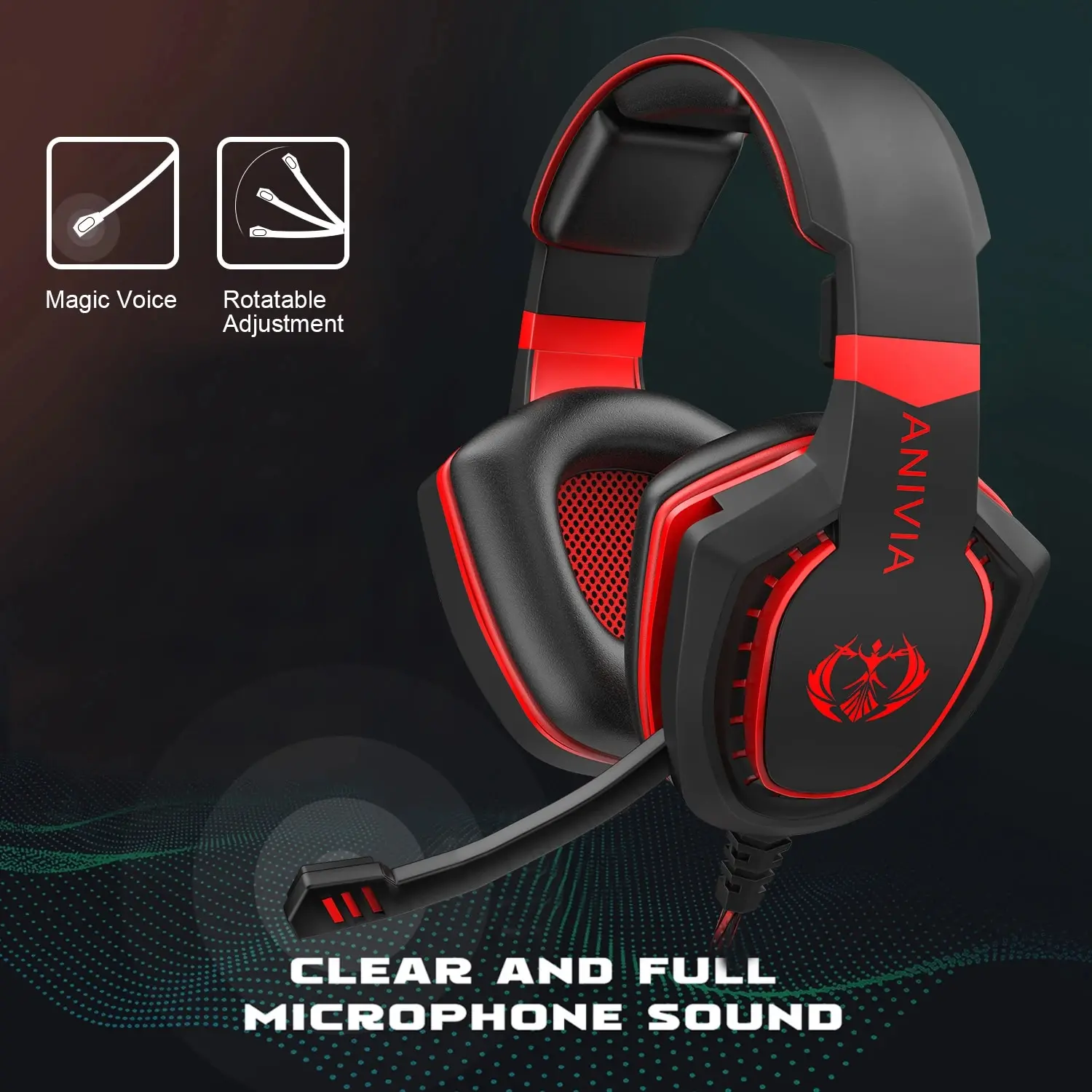 Auriculares para videojuegos con aislamiento de ruido, audífonos con micrófono - Imagen 3
