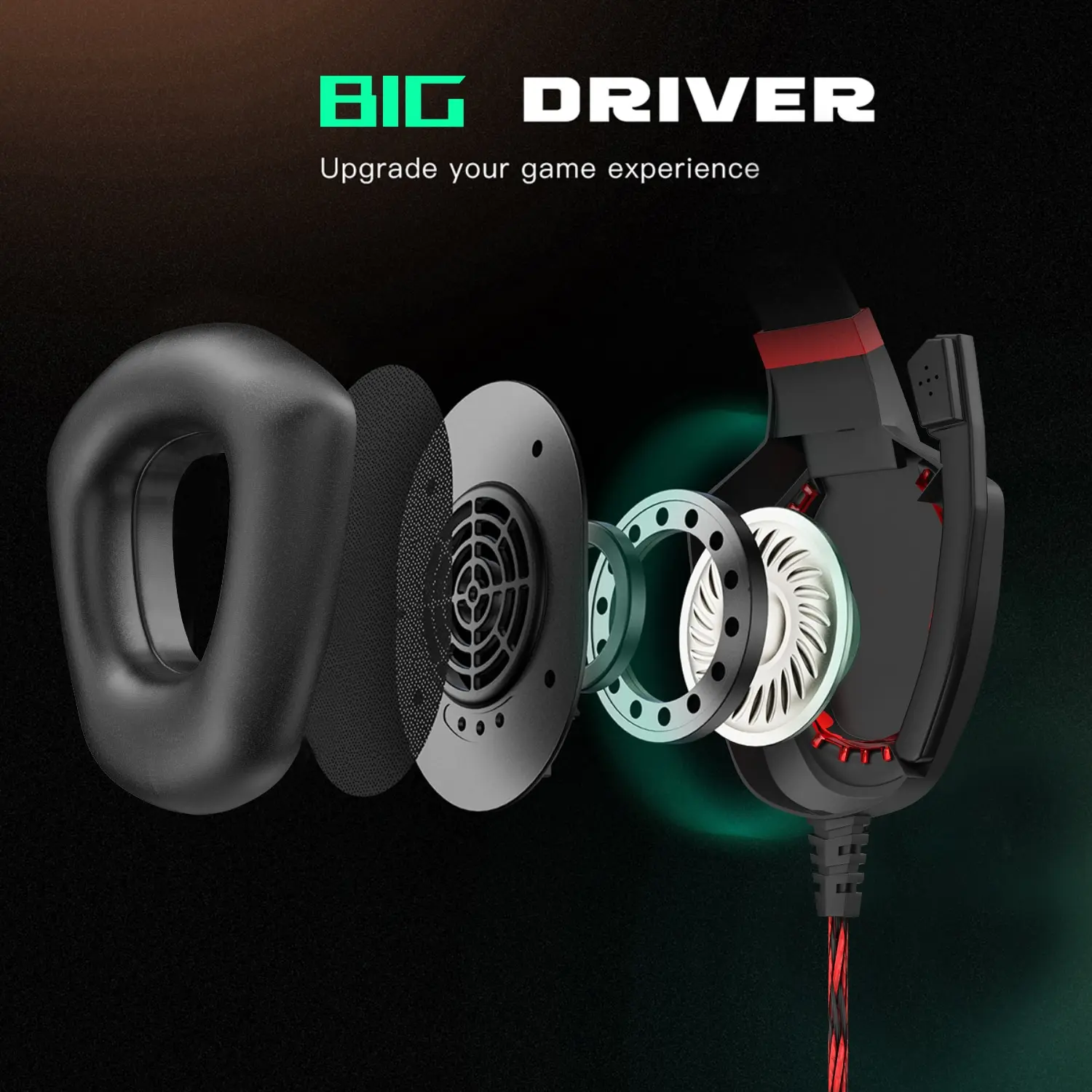 Auriculares para videojuegos con aislamiento de ruido, audífonos con micrófono - Imagen 4