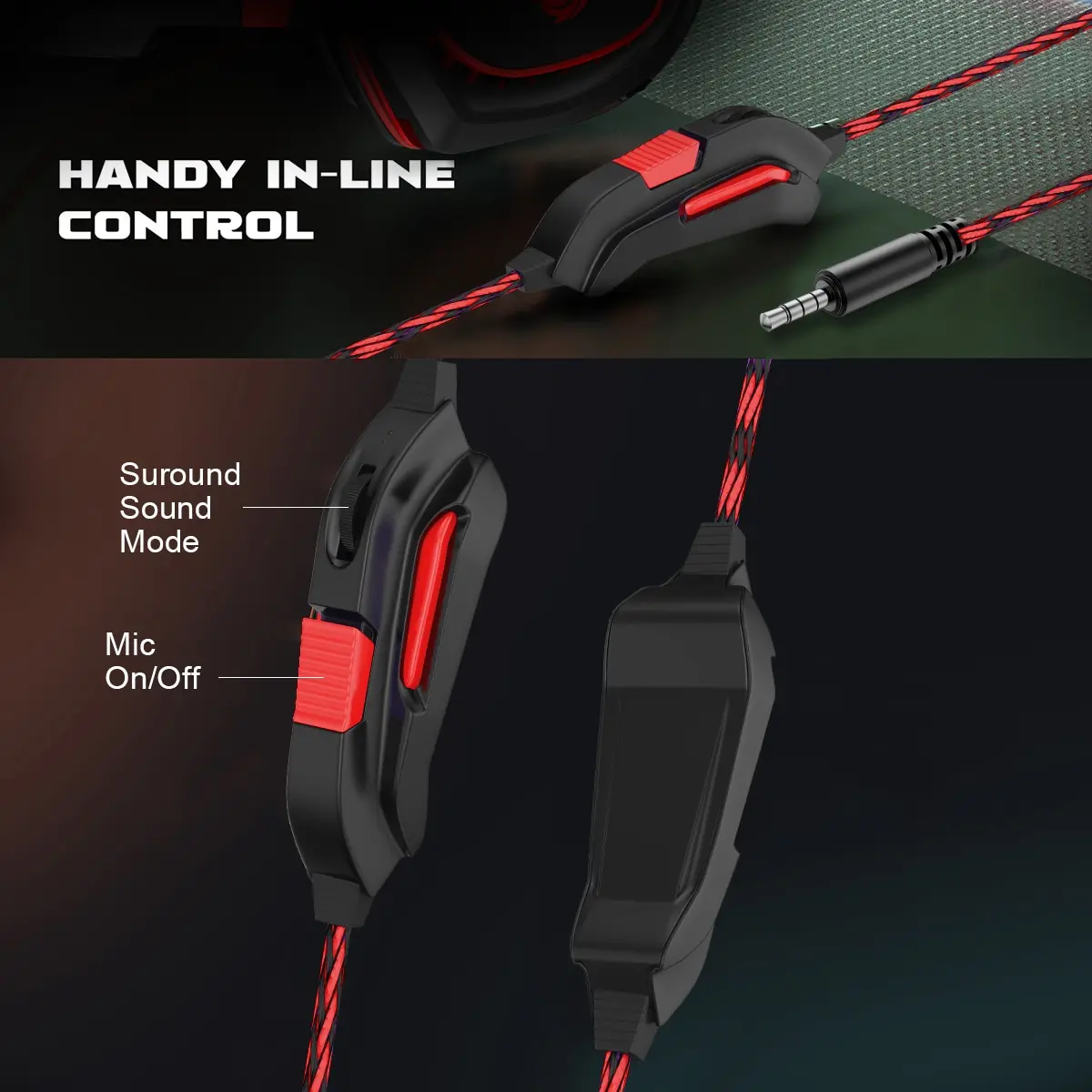 Auriculares para videojuegos con aislamiento de ruido, audífonos con micrófono - Imagen 5