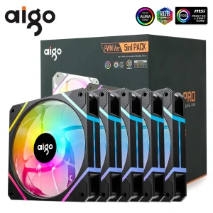 GO-Ventilador AM12PRO Rgb, Ventilador de refrigeración de CPU, Enfriador de agua de 4 pines, PWM, 3pin5v, argb, 12cm, 120mm