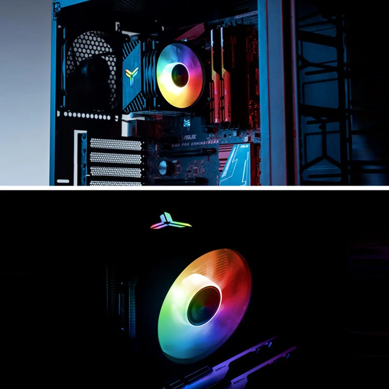 Jonsbo-enfriador de Cpu CR1200, 2 tubos de calor, procesador de torre, 3 pines, para Intel 1151, AMD, AM4, RGB - Imagen 2