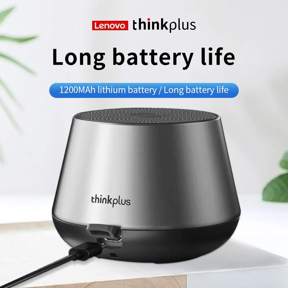 Lenovo-Altavoces Bluetooth K3 Pro para exteriores, reproductor de música inalámbrico portátil con micrófono, HiFi sonido estéreo, Subwoofer - Imagen 4