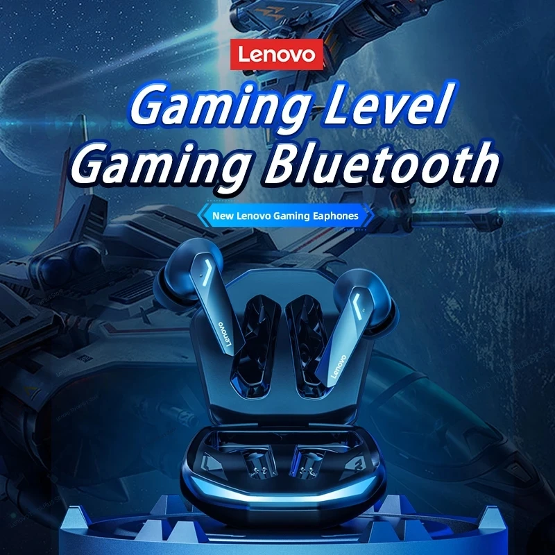 Lenovo-auriculares inalámbricos GM2Pro con Bluetooth 5,3, táctil, baja latencia, llamada HD, originales, nuevos - Imagen 4