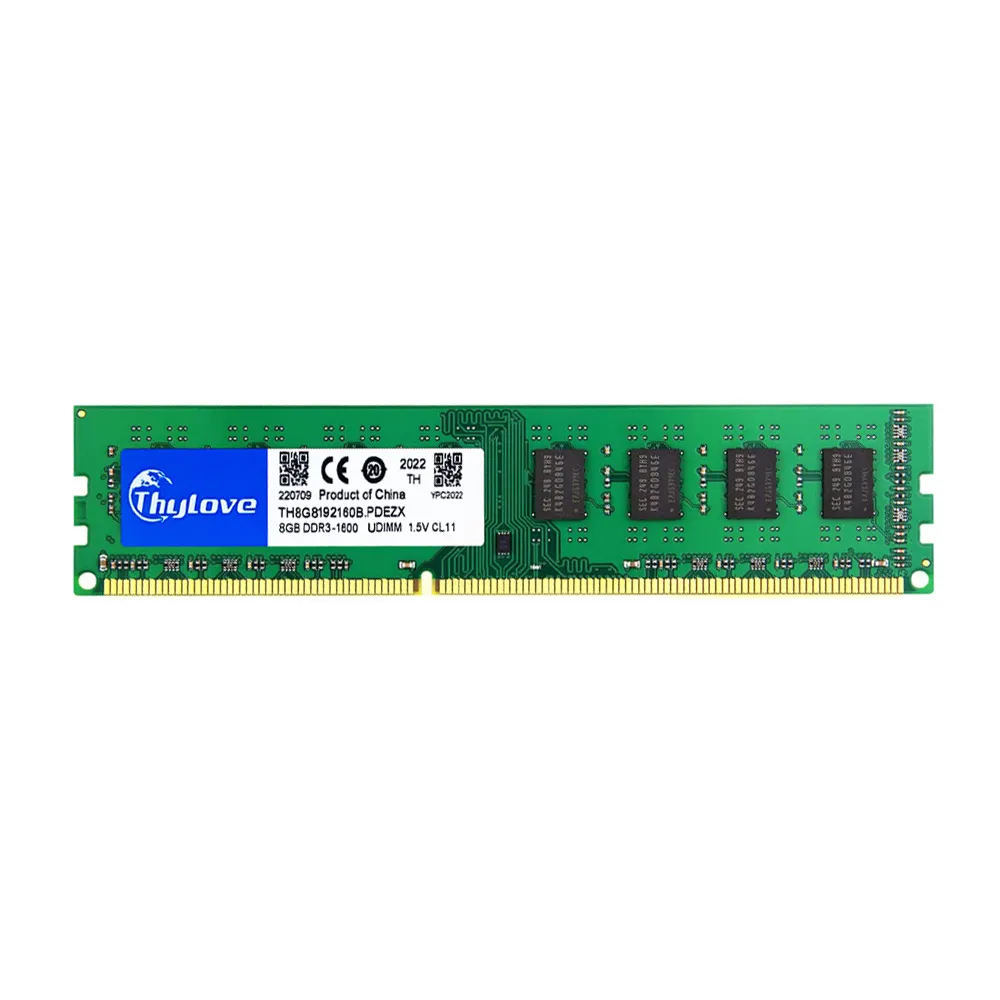 Memoria RAM DDR3 para ordenador, 4GB, 1333Mhz, 1600MHz, 240 pines, 1,5 V, PC3, 10600U, PC3, 12800U