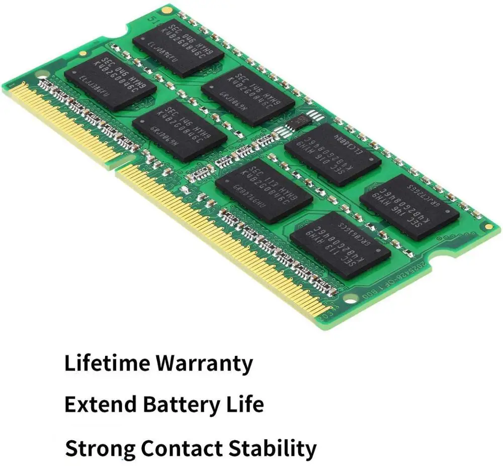 Memoria RAM Latpop DDR3L, 4GB, 8GB, 1600Mhz, 1,35 V, 204 Pines, SODIMM, 8GB - Imagen 3