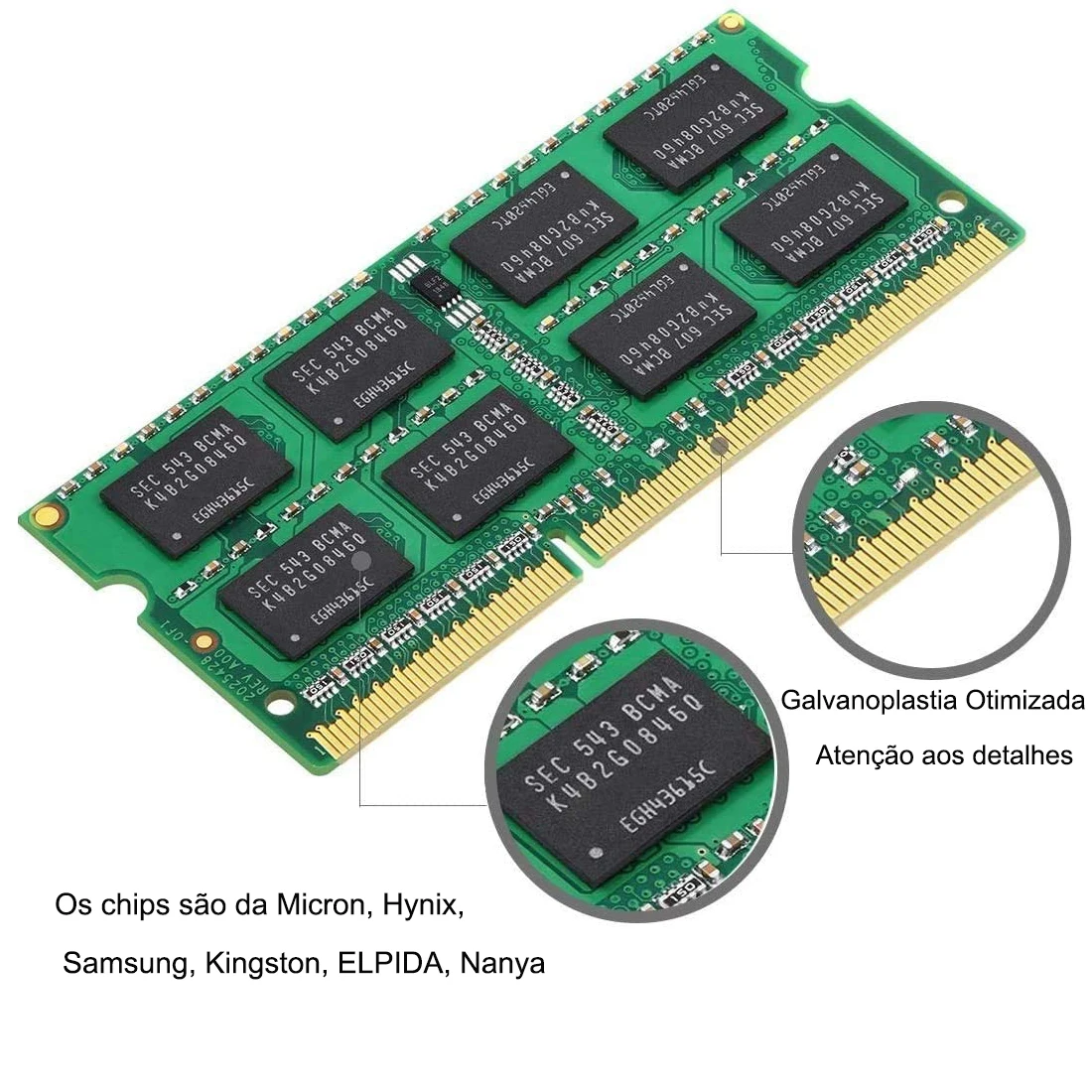 Memoria RAM Latpop DDR3L, 4GB, 8GB, 1600Mhz, 1,35 V, 204 Pines, SODIMM, 8GB - Imagen 5