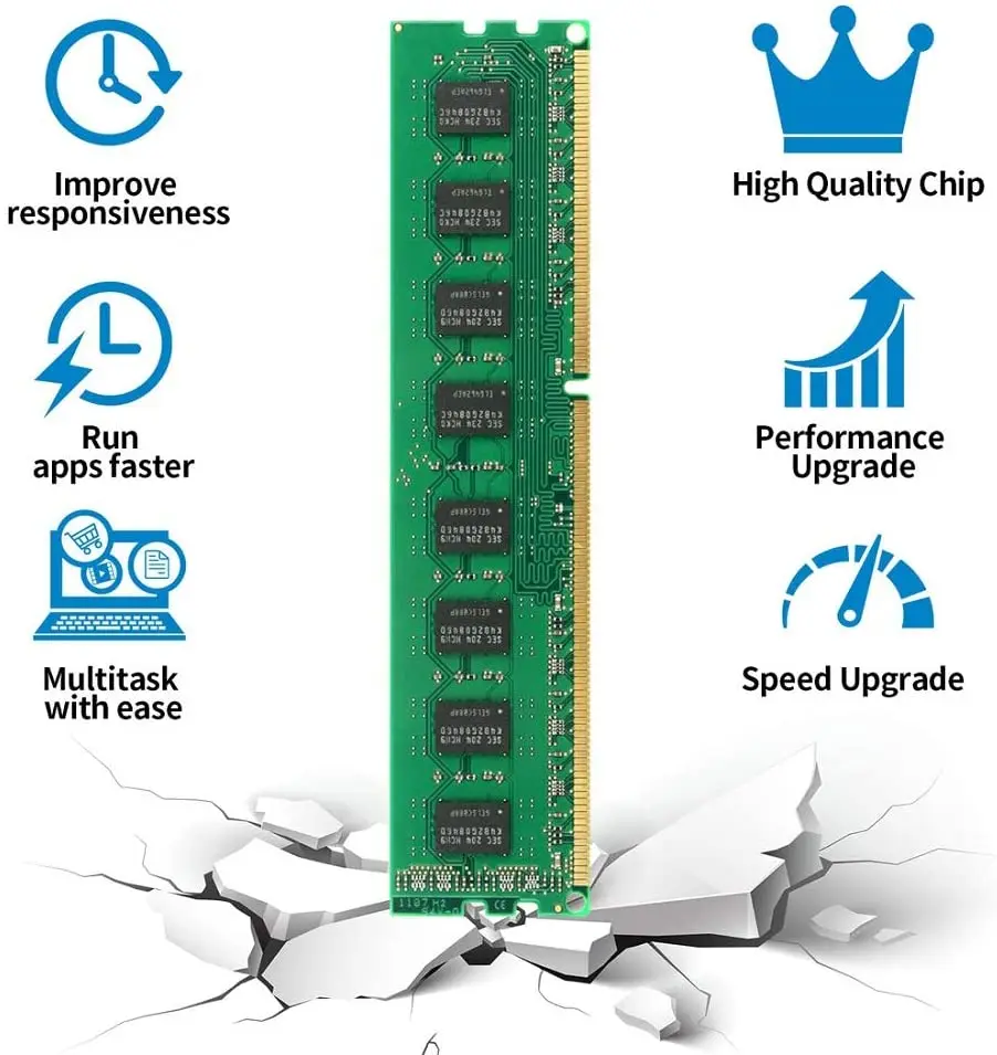 Memoria Ram DDR3 para escritorio, 4GB, 8GB, 1333, 1600MHz, 240 pines, 1,5 V, DIMM, PC3, 12800U, PC3, 10600U - Imagen 6