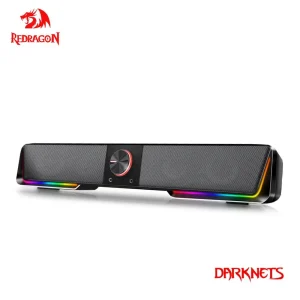 REDRAGON GS570 Darkets Soporte Bluetooth inalámbrico Aux 3,5 Surround RGB Columna Barra de sonido para ordenador PC Altavoces