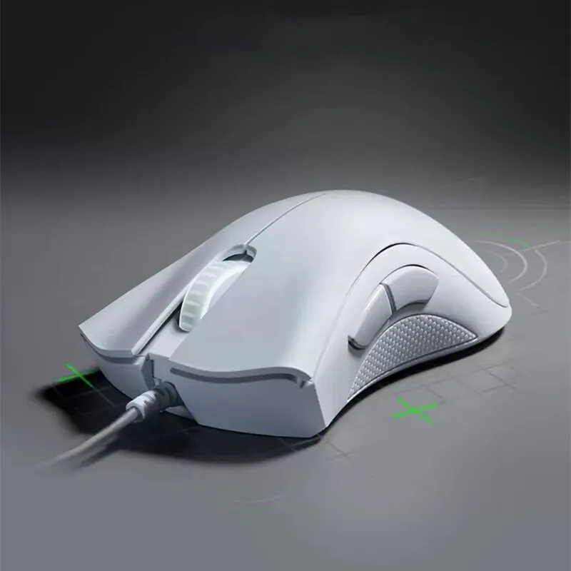 Ratón Razer DeathAdder con cable esencial para juegos, ratón 6400DPI, sensor óptico, 5 botones independientes para portátiles PC Gamer - Imagen 6