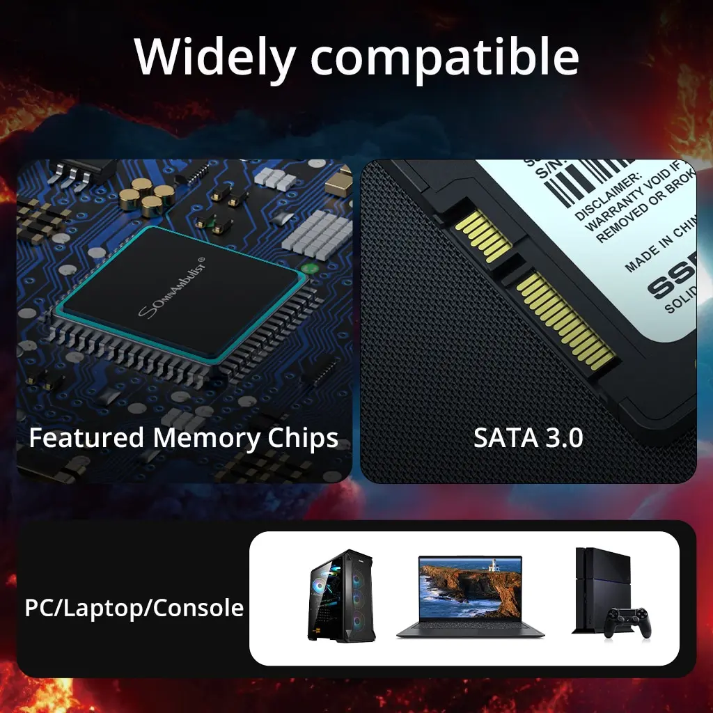 SomnAmbulist-unidad interna de estado sólido Sata3, SSD de 120GB, 240GB, 480GB, 960GB, 2,5 GB, 128GB, 256GB, 1TB, 2TB, para PC y portátil - Imagen 6